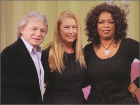 Oprah with the Pelegs